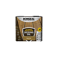 Ronseal Ultimate Natural oak Decking Wood oil, 2.5L