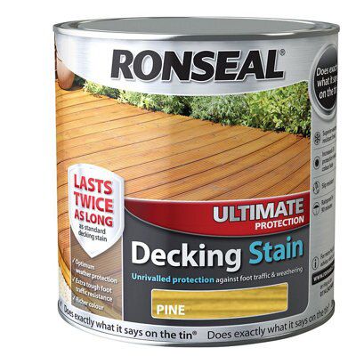 Ronseal Ultimate Pine Matt Decking Wood stain, 5L