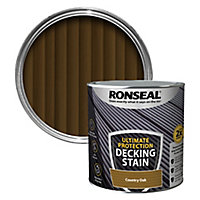 Ronseal Ultimate protection Country oak Matt Decking Wood stain, 2.5L