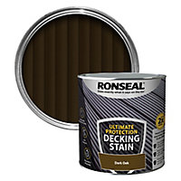 Ronseal Ultimate protection Dark oak Matt Decking Wood stain, 2.5L