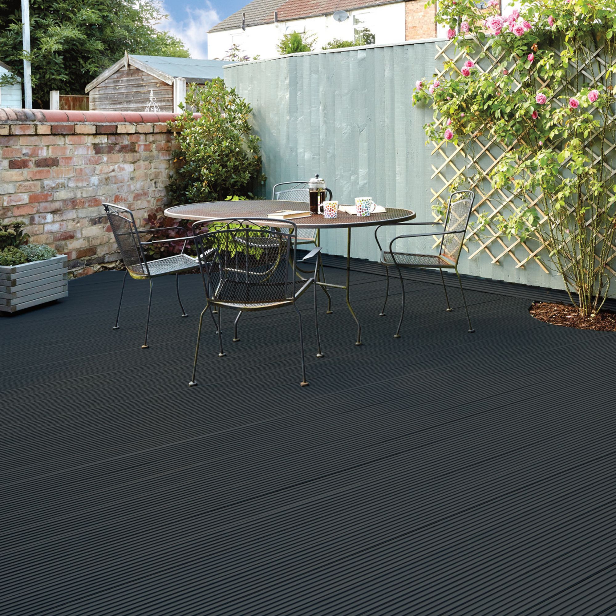 Ronseal Ultimate Protection Matt Black Decking paint, 2.5L