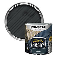 Ronseal Ultimate protection Matt charcoal Decking paint, 2.5L