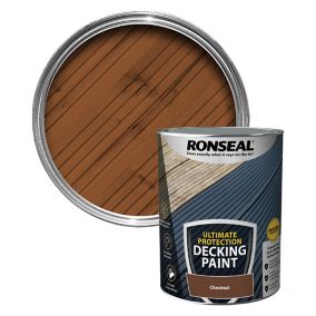 Ronseal Ultimate protection Matt chestnut Decking paint, 5L