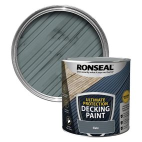 Ronseal Ultimate protection Matt slate Decking paint, 2.5L