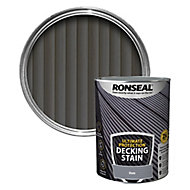 Ronseal Ultimate protection Slate Matt Decking Wood stain, 5L