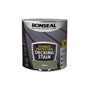 Ronseal Ultimate protection Willow Matt Decking Wood stain, 2.5L