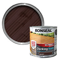 Ronseal Ultimate Walnut Matt Decking Wood stain, 2.5L