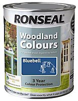 Ronseal Woodland colours Bluebell Matt Fencing, furniture & sheds Wood stain