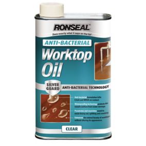 Ronseal Worktop Oil Clear Matt Antibacterial Worktop oil, 500ml