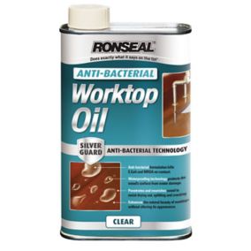 Ronseal Worktop Oil Natural Matt Antibacterial Worktop oil, 1L