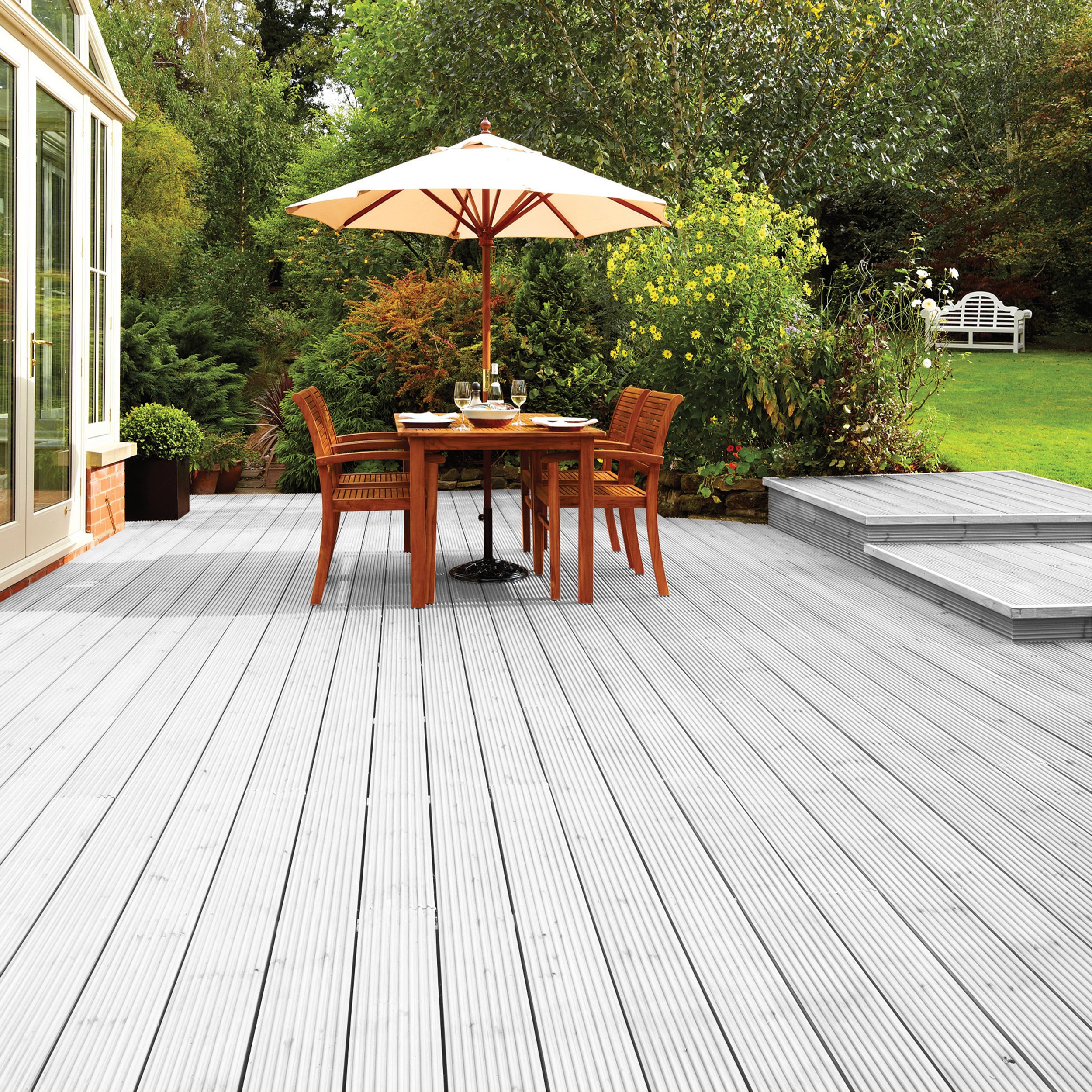 Ronseal Xactly Exterior Satin Decking Stain, Base 4, 5L