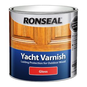 Ronseal Yacht Varnish Clear Gloss Window frames Wood varnish, 2.5L
