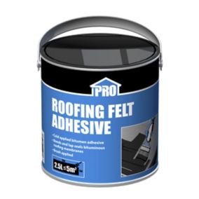 Roof Pro Black Roofing felt Adhesive 2.5L