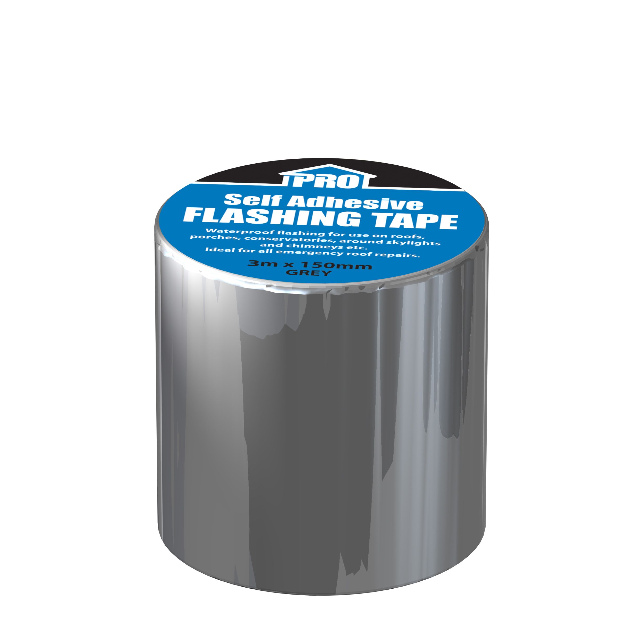 Roof pro Butyl Grey Tape (L)3m (W)150mm