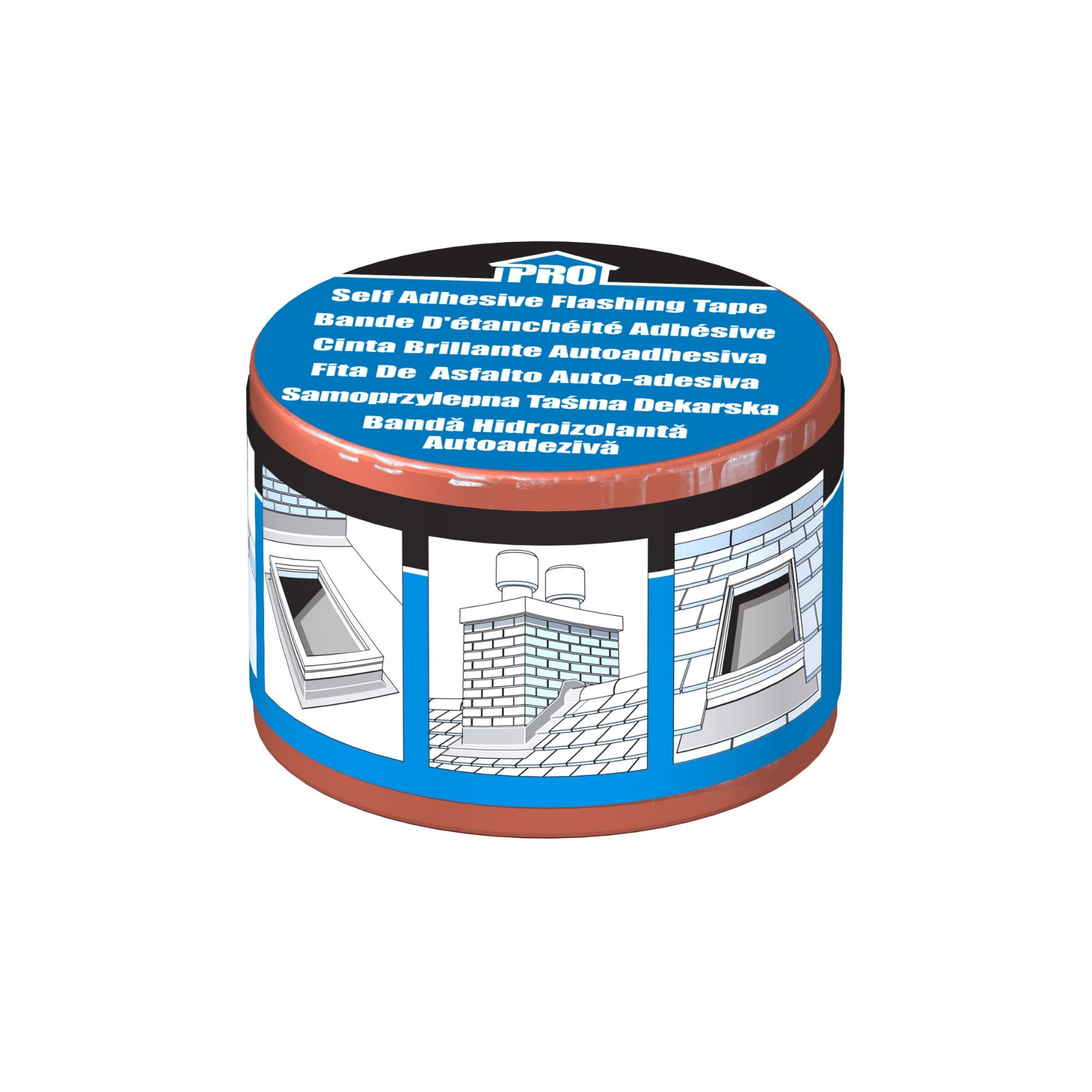 Roof pro Butyl Terracotta Tape (L)10m (W)100mm