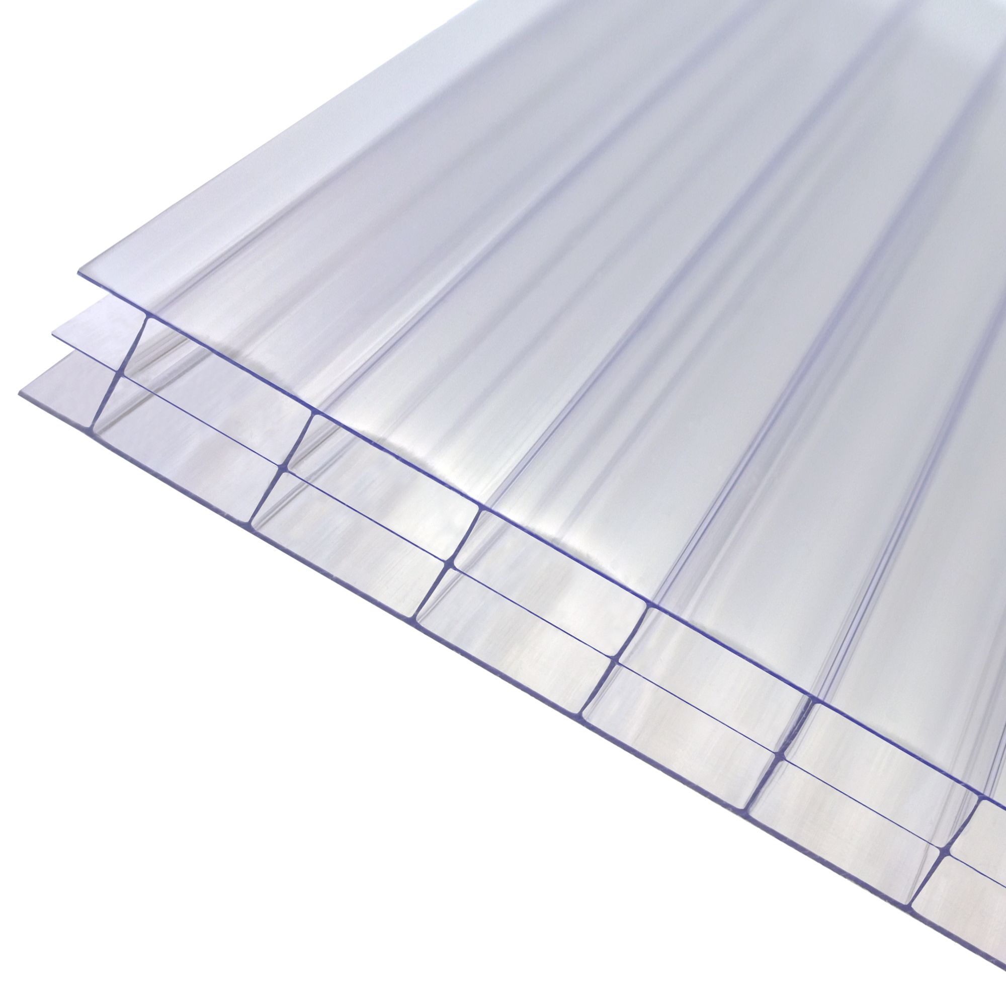 Roof Pro Clear Polycarbonate Multiwall Roofing sheet (L)2m (W)1000mm (T)16mm