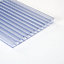 Roof Pro Clear Polycarbonate Multiwall Roofing sheet (L)3m (W)1000mm (T)16mm