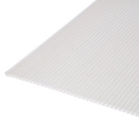 Roof Pro Clear Polycarbonate Multiwall Roofing sheet (L)4m (W)1000mm (T)16mm