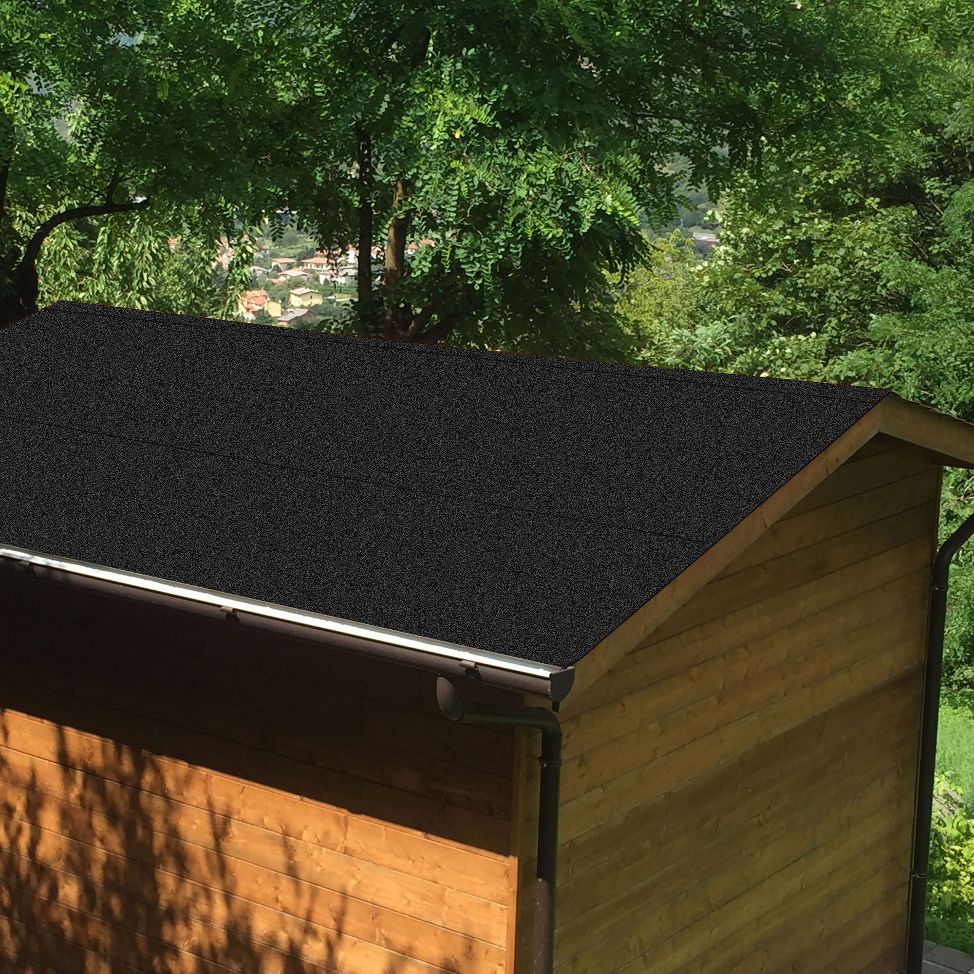 roof pro super black shed felt, l10m w1m diy at b&q