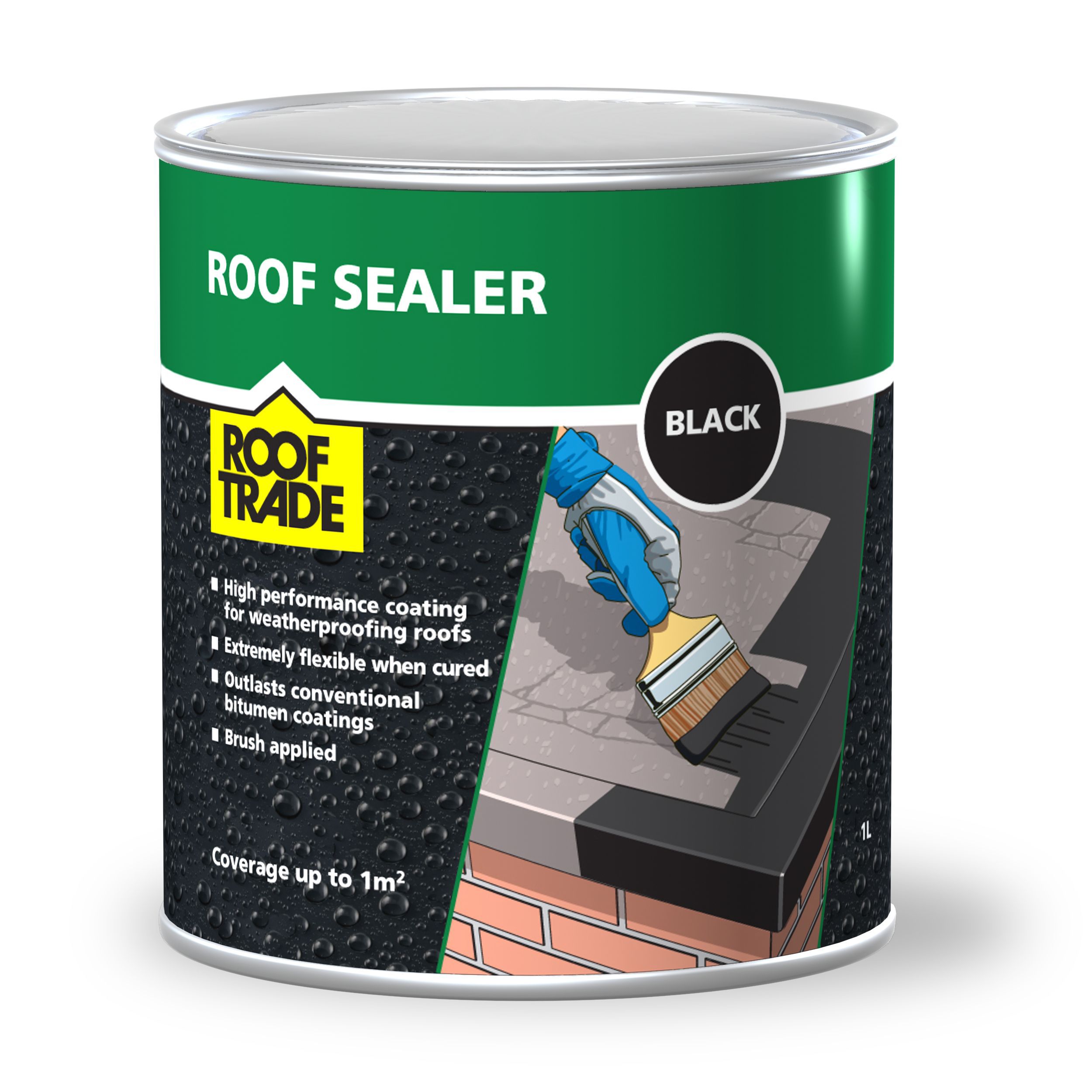 Rooftrade Black Roof sealant 1L DIY at B&Q
