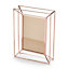 Rose gold effect Rose gold effect Wire Picture frame (H)20.4cm x (W)4.3cm