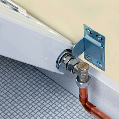 Rotarad Chrome effect Radiator access kit (H)50mm (W)150mm (D)110mm