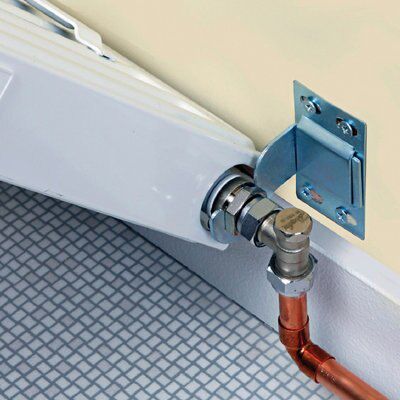 Rotarad Union Chrome effect Radiator access kit (H)50mm (W)150mm (D)110mm