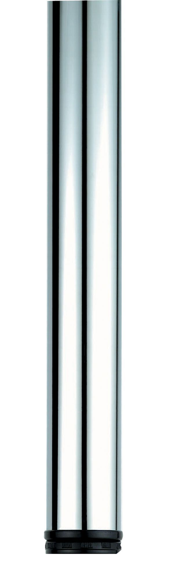 Rothley 370mm Chrome effect Designer leg (Dia)76mm