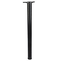 Rothley 870mm Black Contemporary Worktop support leg
