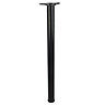 Rothley 870mm Black Contemporary Worktop support leg