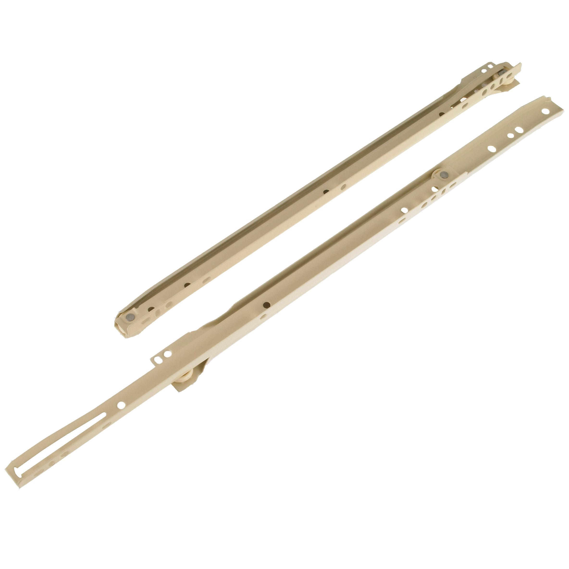 Rothley Almond Self-close Bottom-fixed Drawer runner (L)350mm, Pack of 2