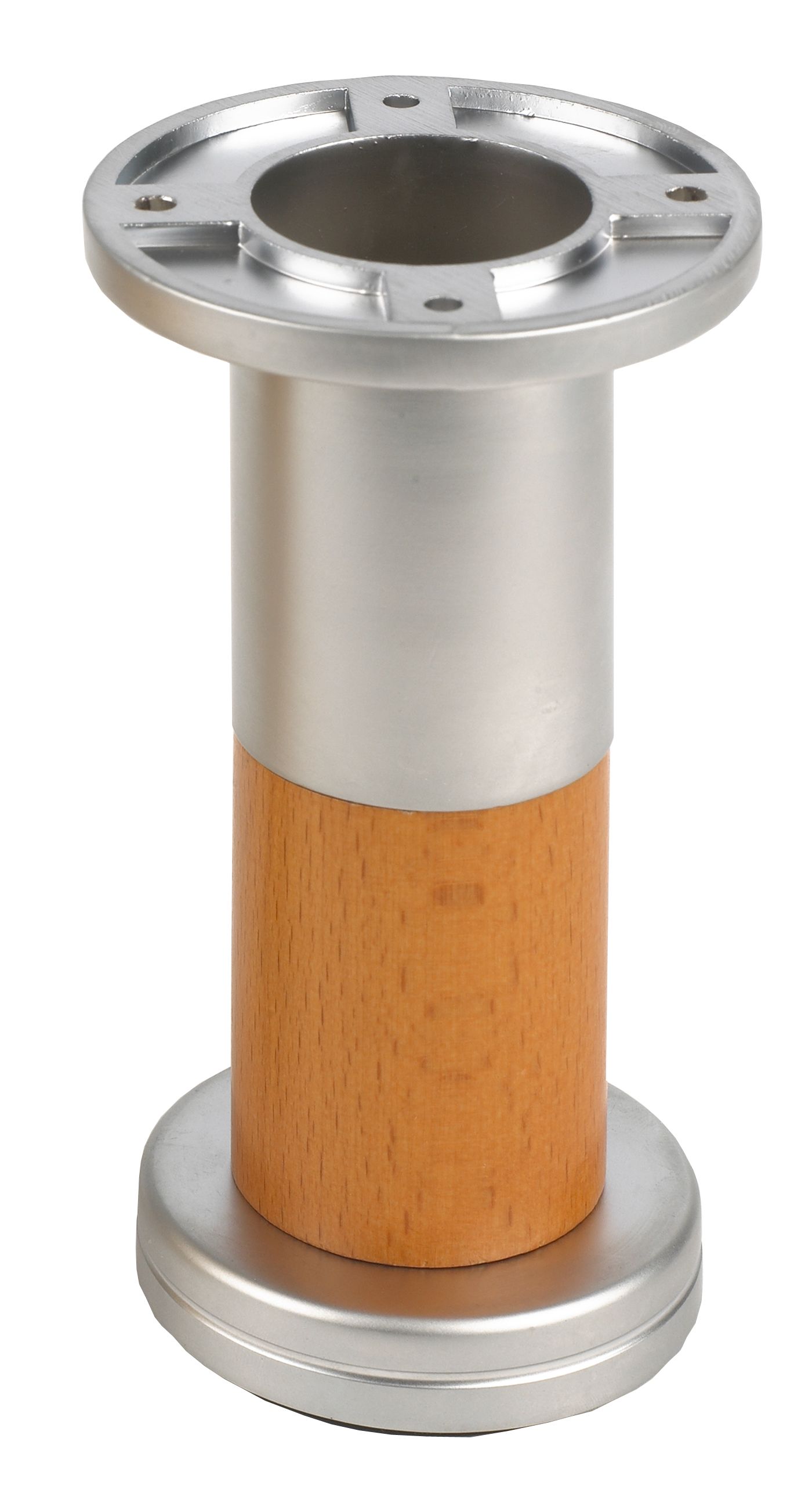 Rothley Cherry Chrome effect Designer leg (H)122mm