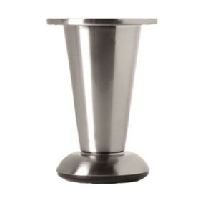 Rothley Chrome effect Furniture leg