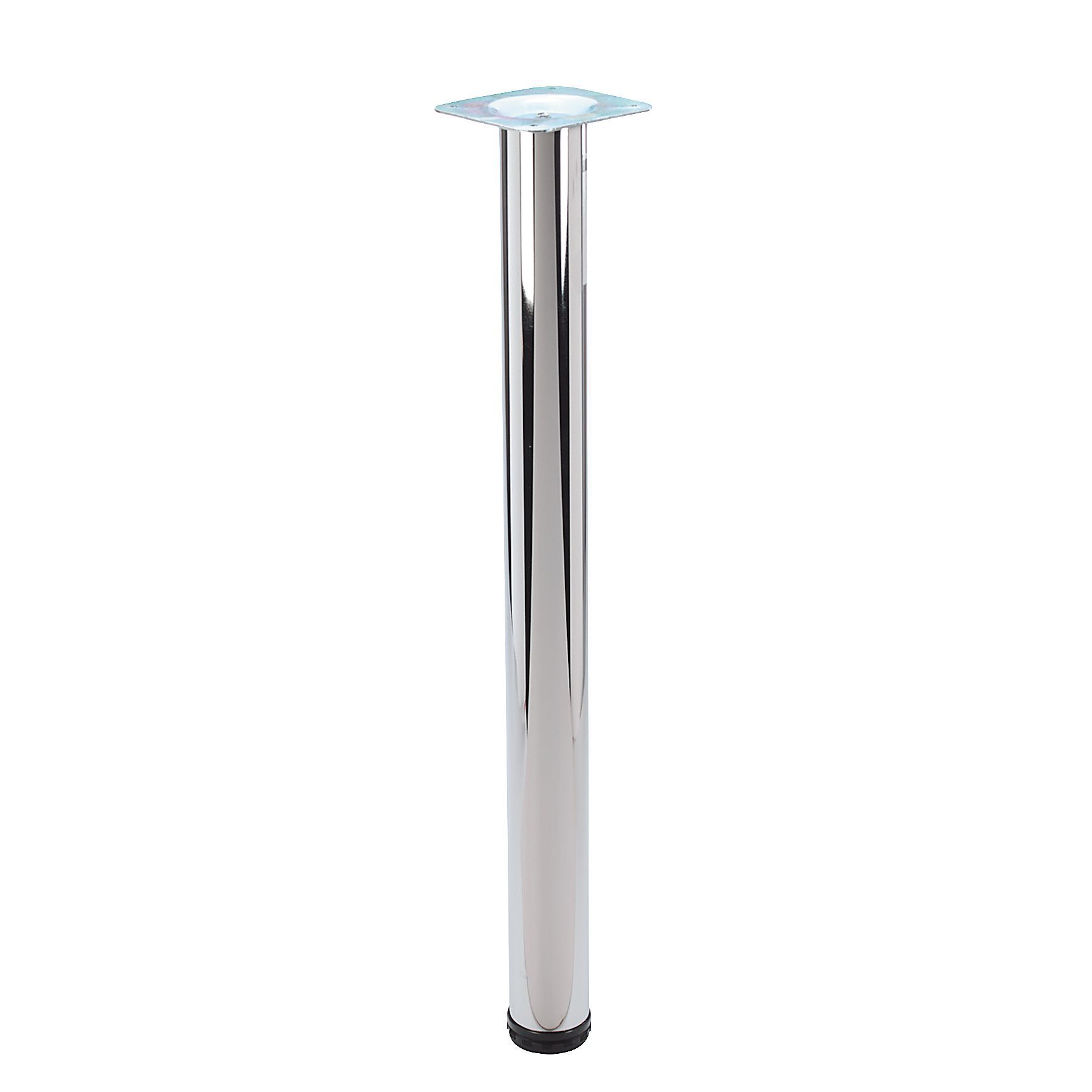 Polished chrome on sale table legs