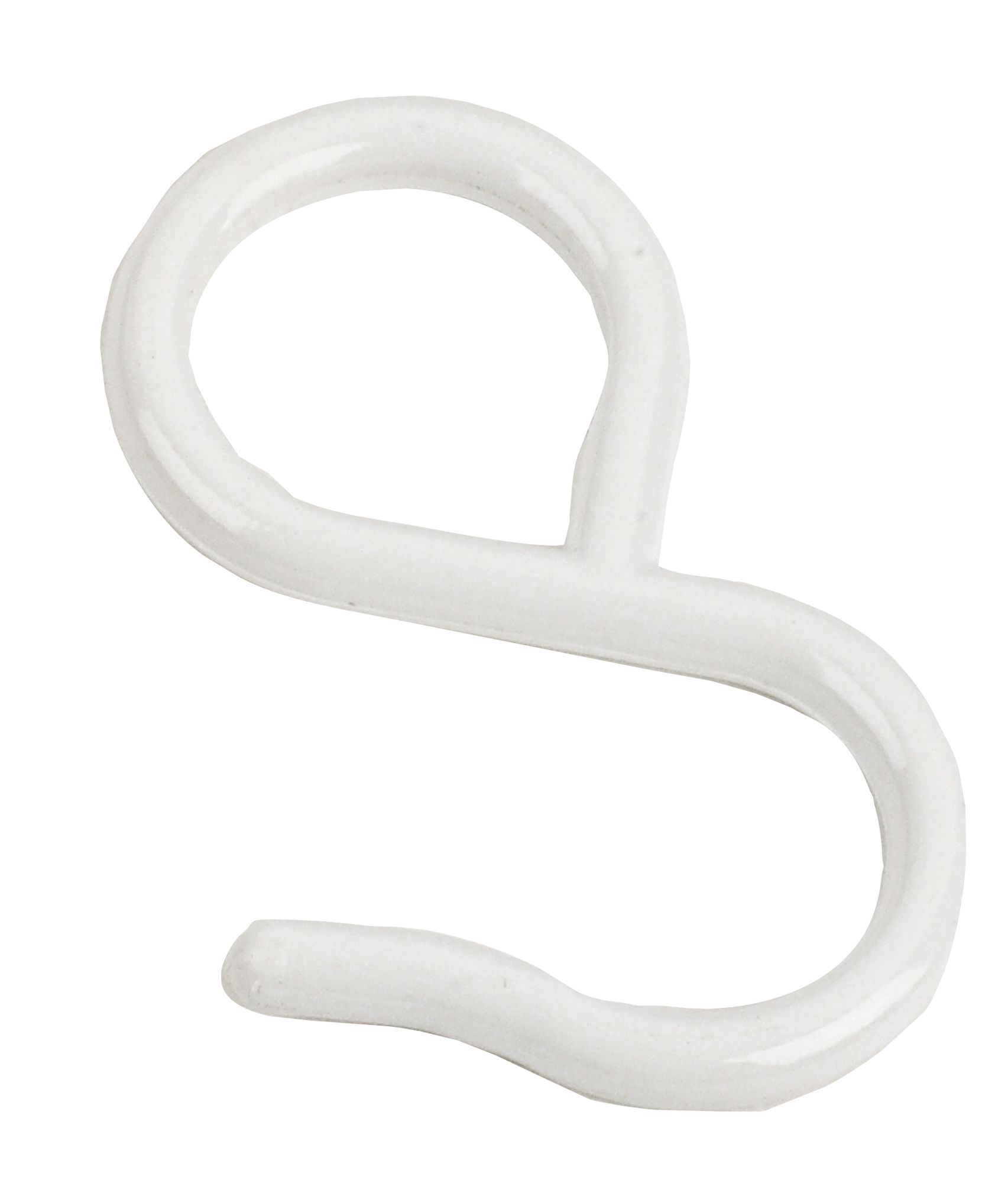 Rothley Colorail Steel Sliding s-hook (H)60mm (Dia)19mm, Pack of 4