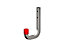 Rothley Galvanised Steel J-shaped Storage hook (D)80mm
