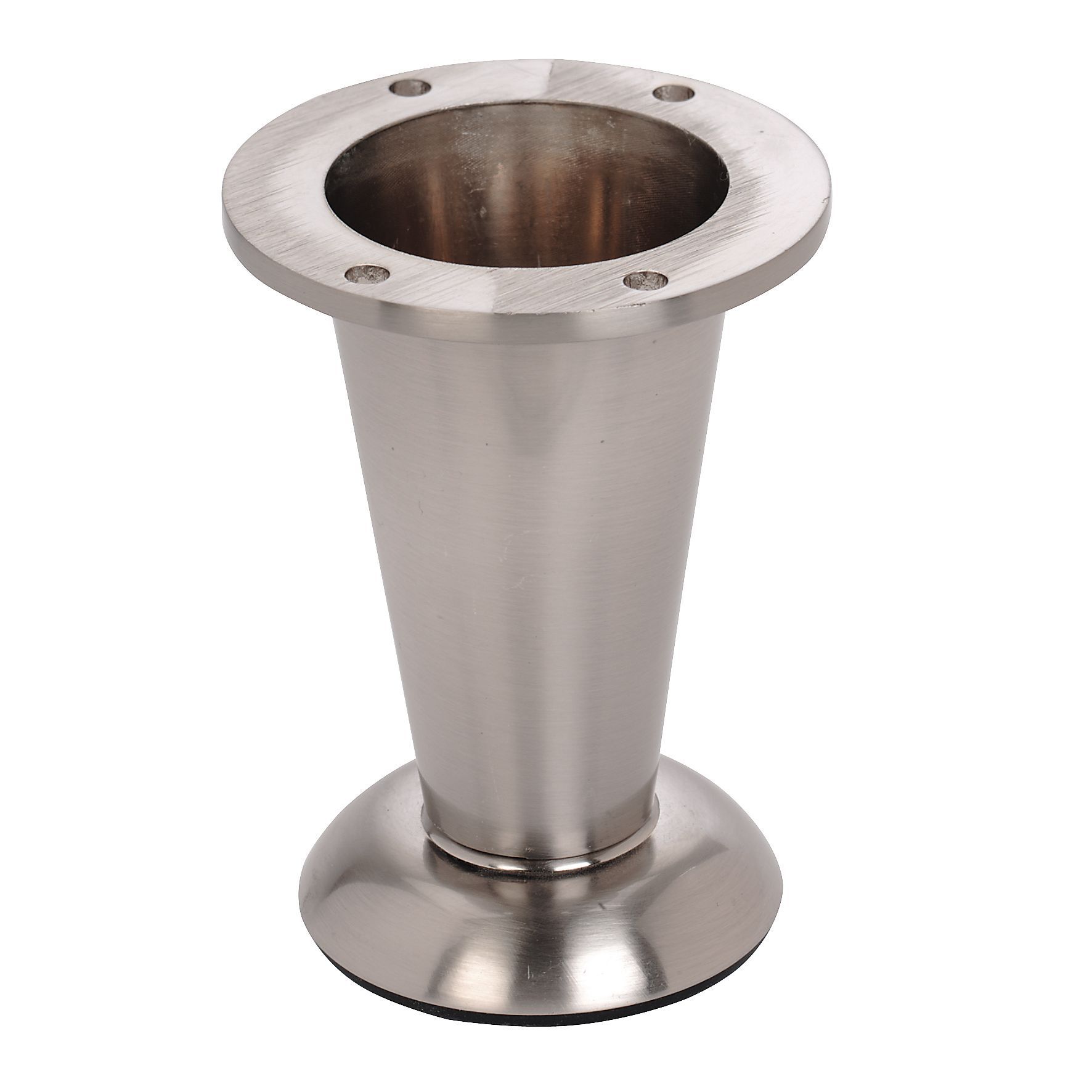 Rothley Nickel effect Furniture leg DIY at B&Q