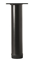 Rothley Painted Black Furniture leg (Dia)32mm