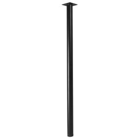 Rothley Painted Black Furniture leg (Dia)32mm