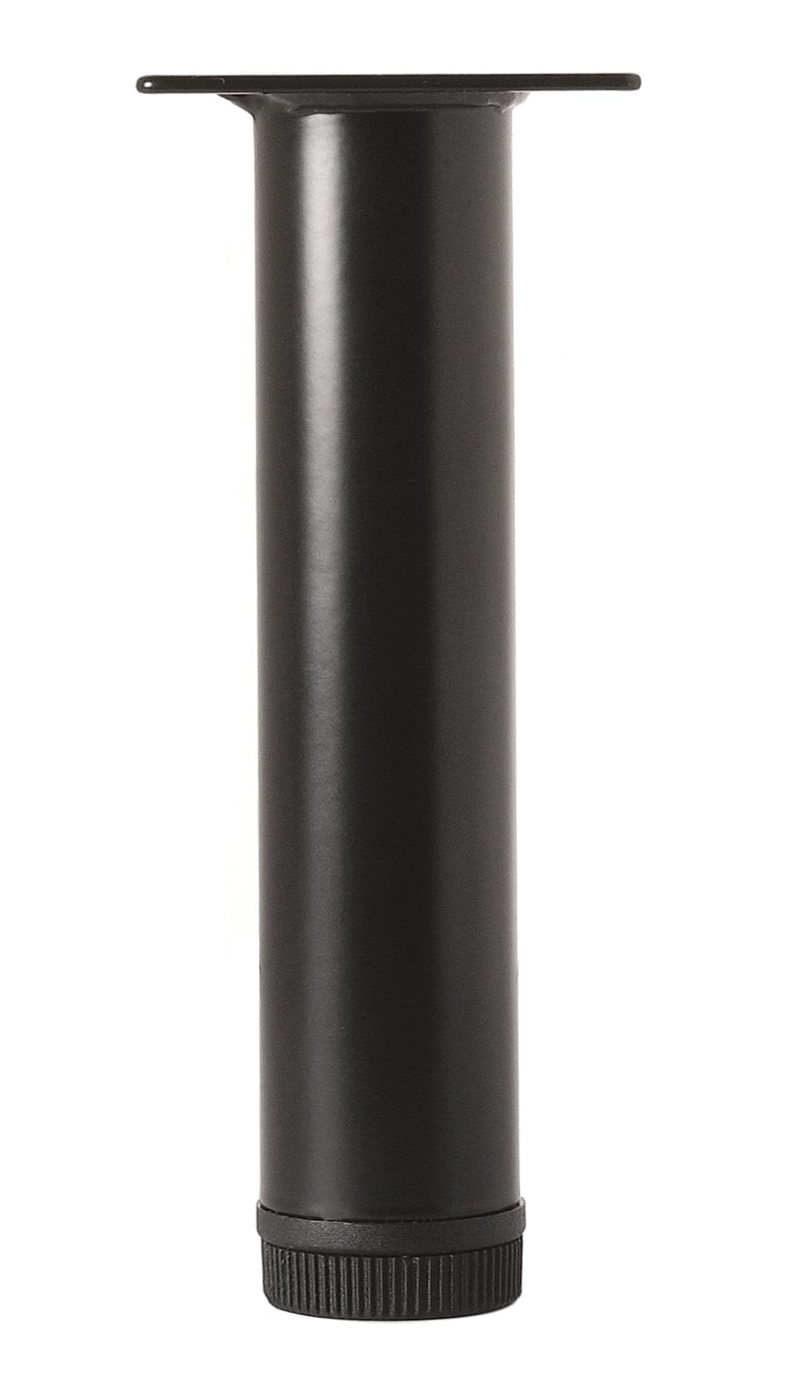 Rothley Painted Black Furniture leg (H)107mm (Dia)32mm