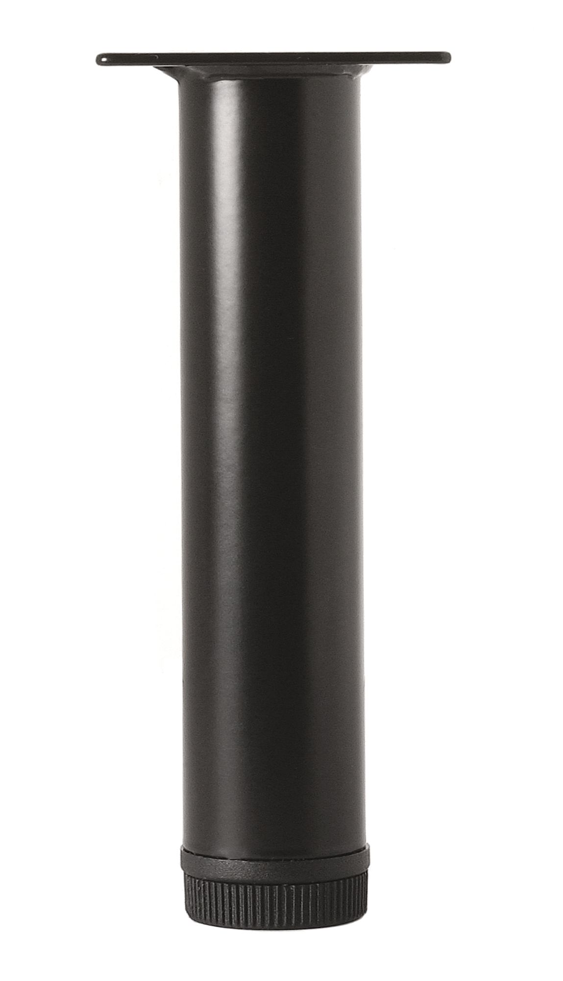 Rothley Painted Black Furniture leg (H)207mm (Dia)32mm