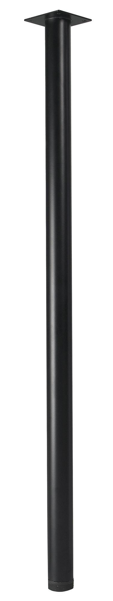 Rothley Painted Black Furniture leg (H)507mm (Dia)32mm