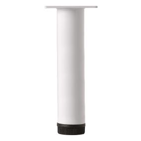 Rothley Painted White Furniture leg (Dia)32mm