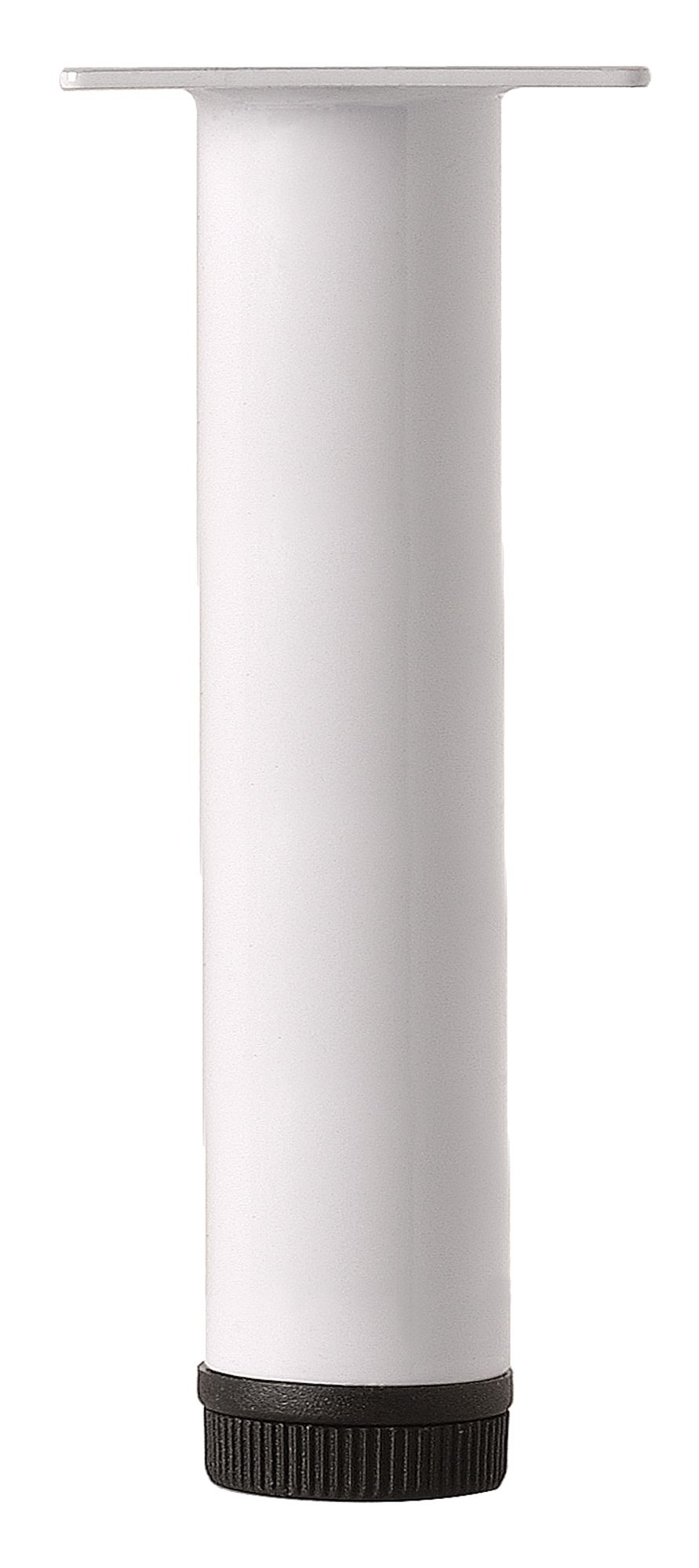 Rothley Painted White Furniture leg (H)107mm (Dia)32mm