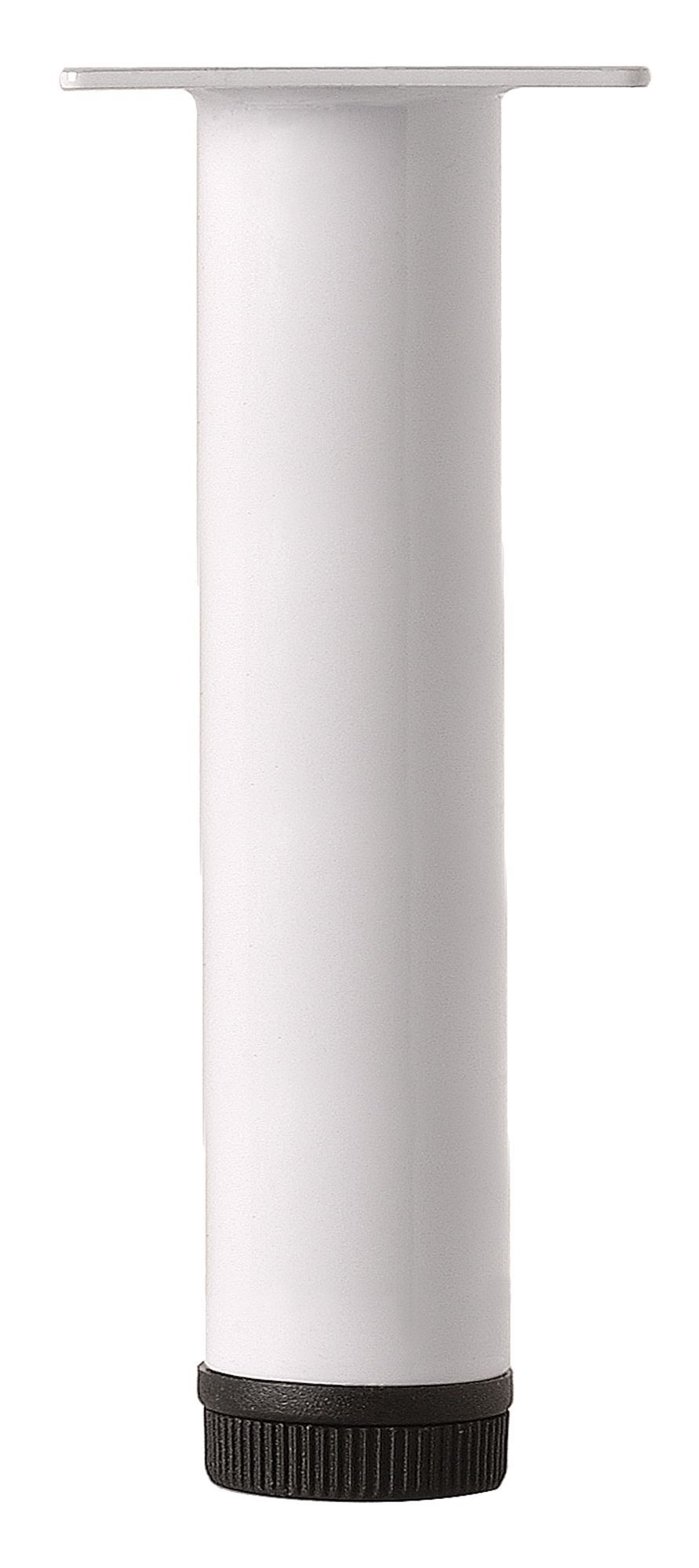 Rothley Painted White Furniture leg (H)157mm (Dia)32mm