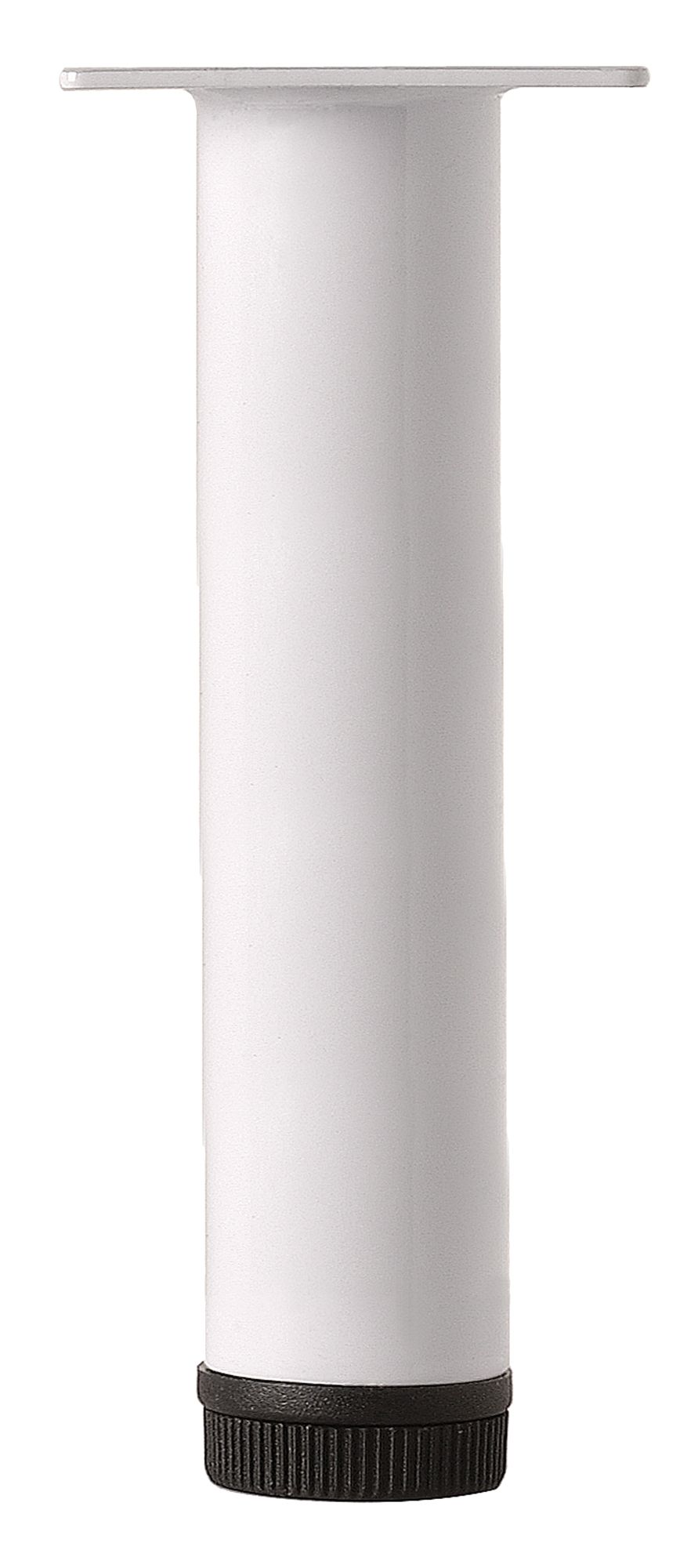 Rothley Painted White Furniture leg (H)200mm (Dia)32mm