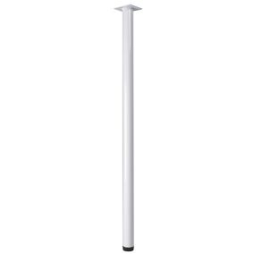 Rothley Painted White Furniture leg (H)300mm (Dia)32mm