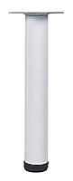 Rothley Painted White Table leg (H)400mm (Dia)60mm