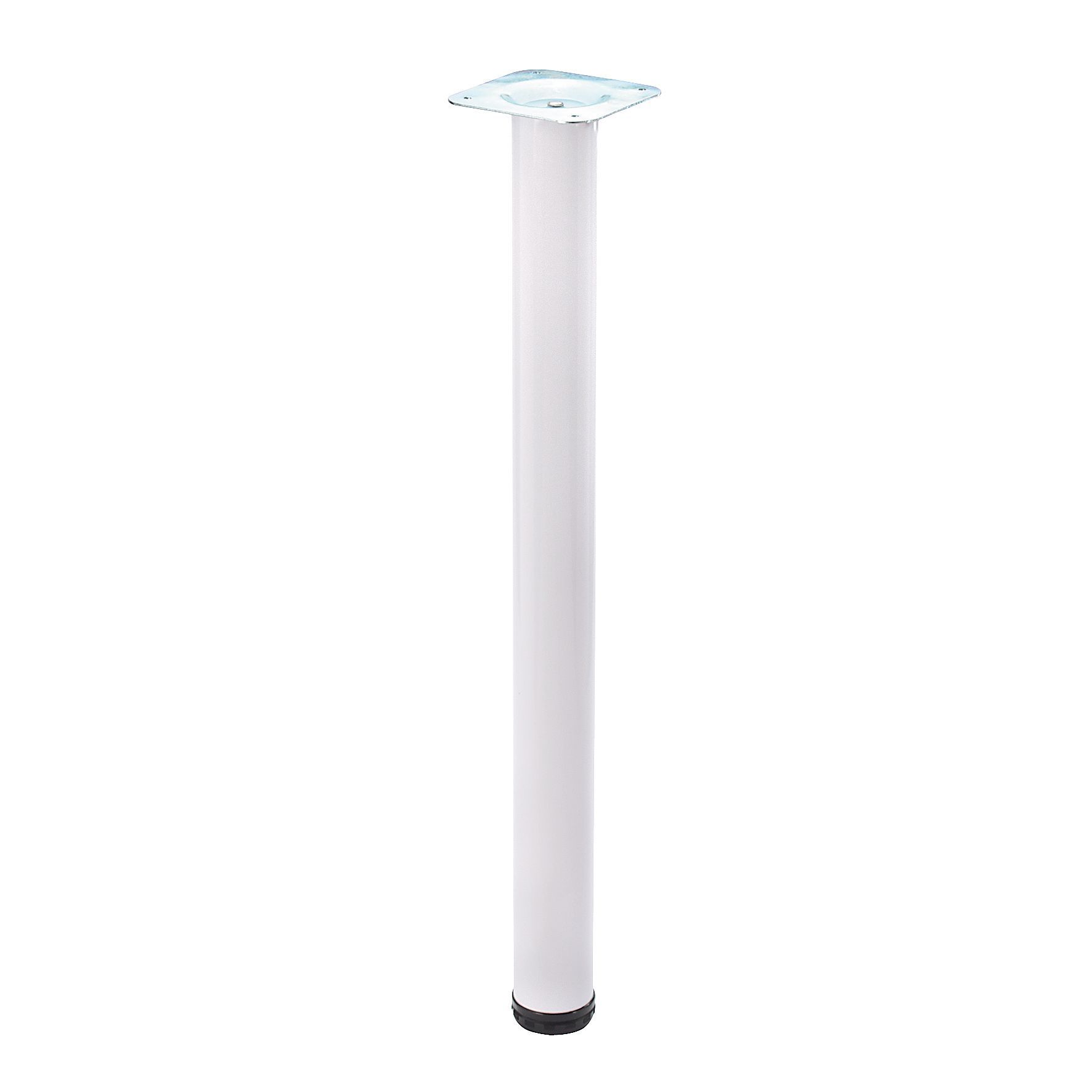 Rothley Painted White Table leg (H)710mm (Dia)60mm