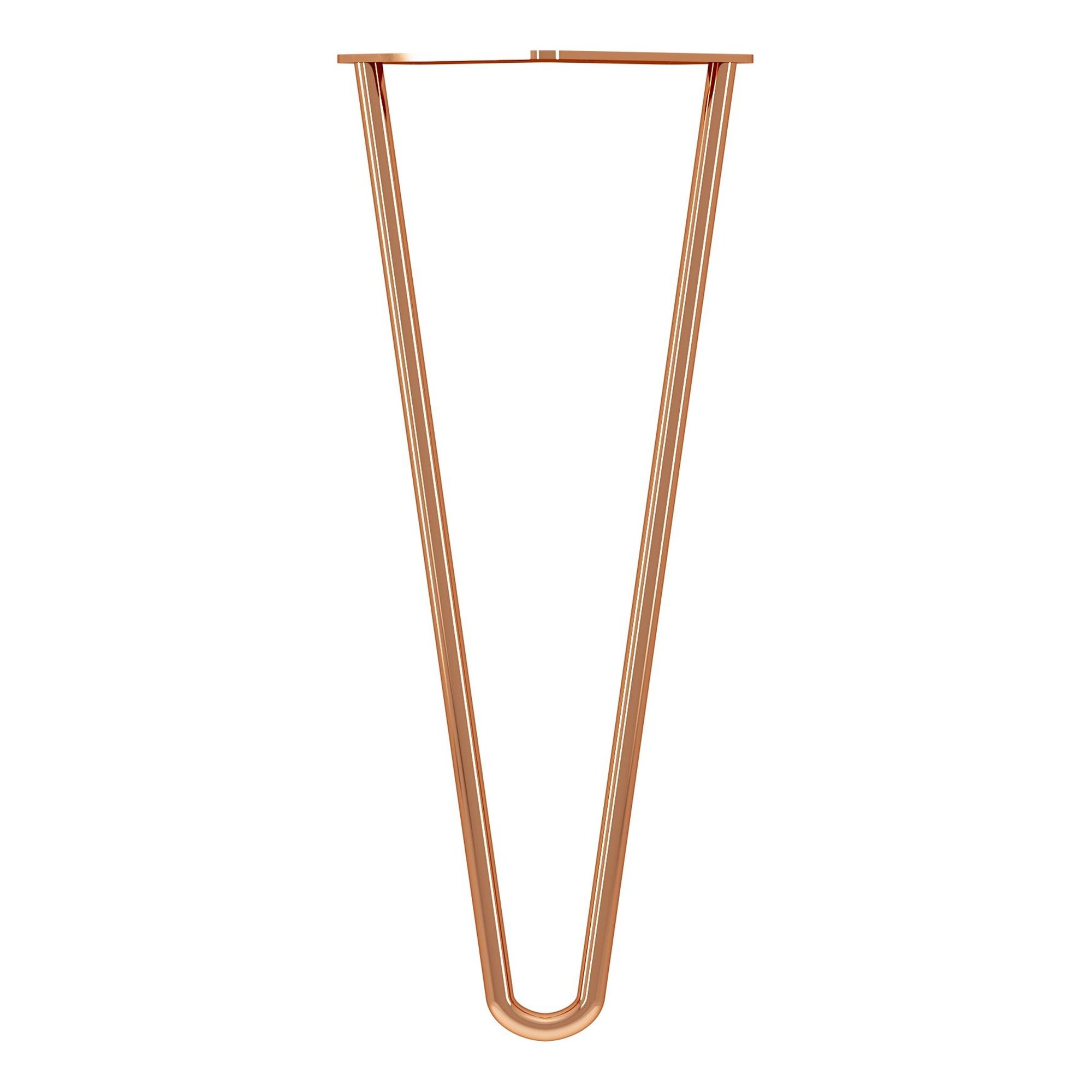 Rothley Polished Hairpin Furniture leg (H)350mm